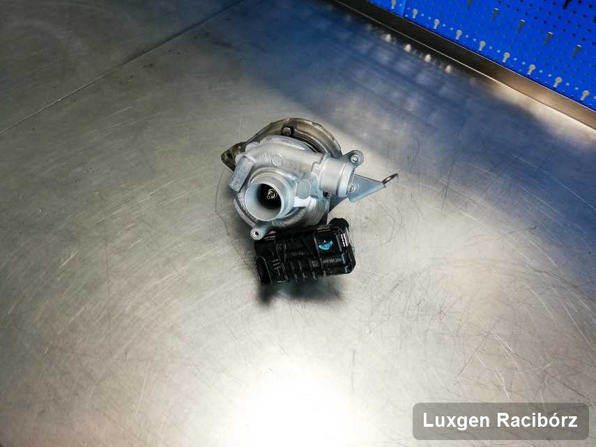 Zregenerowana w firmie zajmującej się regeneracją w Raciborzu turbina do osobówki spod znaku Luxgen przyszykowana w laboratorium naprawiona przed wysyłką