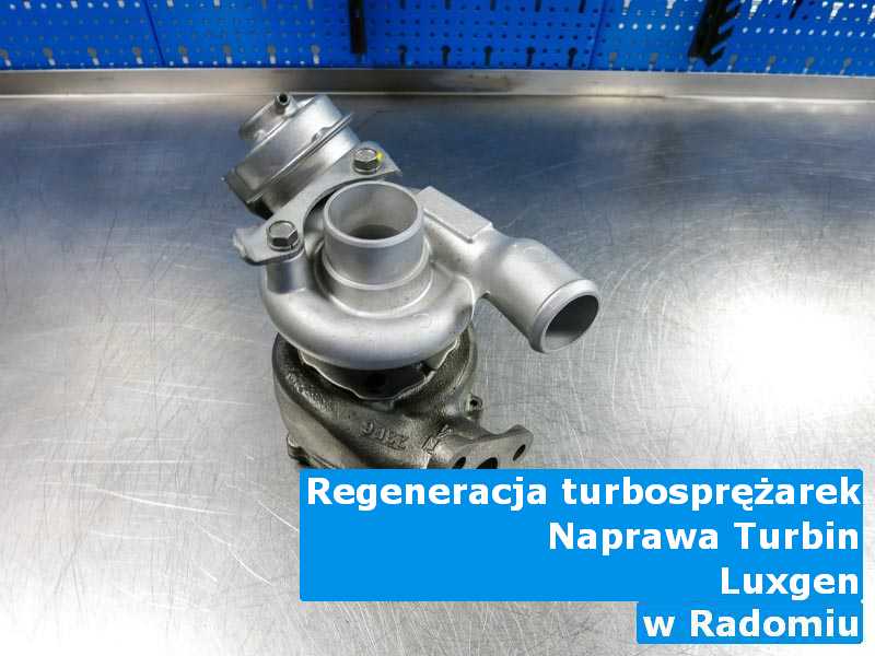 Turbosprężarka z pojazdu marki Luxgen po procesie regeneracji pod Radomiem