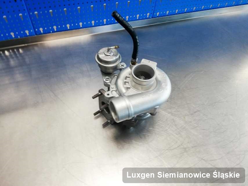 Wyczyszczona w firmie w Siemianowicach Śląskich turbosprężarka do samochodu marki Luxgen przygotowana w warsztacie naprawiona przed nadaniem