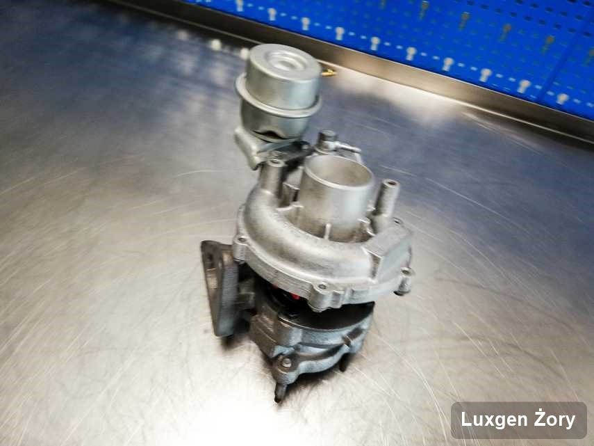 Zregenerowana w firmie w Żorach turbina do osobówki producenta Luxgen przygotowana w warsztacie zregenerowana przed wysyłką