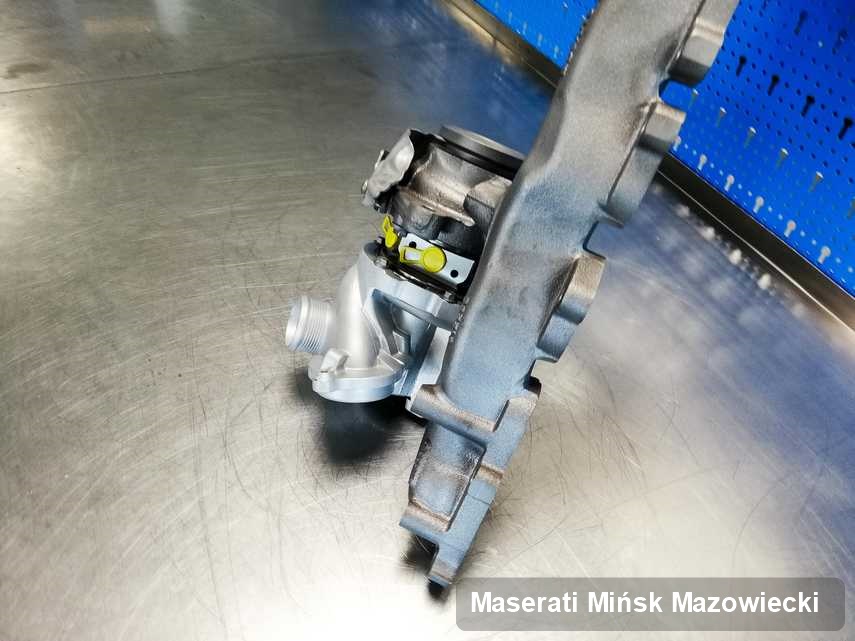 Wyczyszczona w firmie zajmującej się regeneracją w Mińsku Mazowieckim turbina do pojazdu marki Maserati przyszykowana w laboratorium naprawiona przed nadaniem