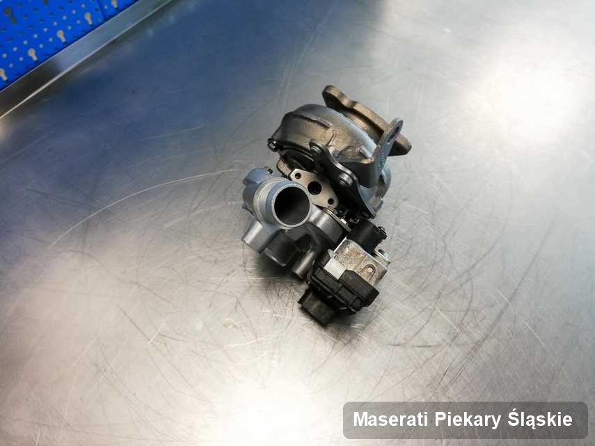Wyczyszczona w firmie w Piekarach Śląskich turbina do pojazdu koncernu Maserati przygotowana w laboratorium wyremontowana przed spakowaniem