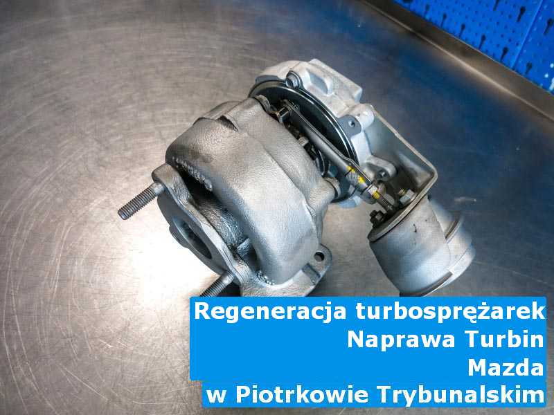 Turbosprężarki z samochodu Mazda dostarczone do warsztatu w Piotrkowie Trybunalskim