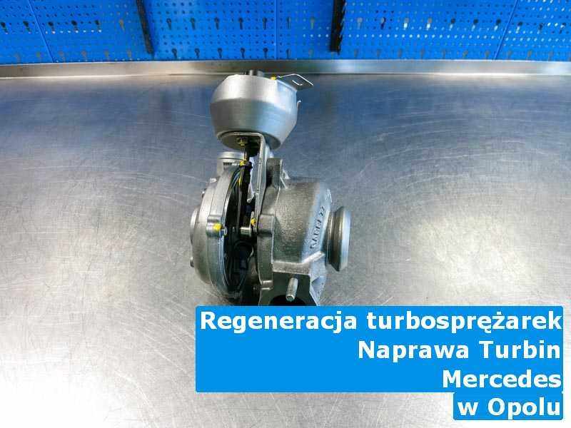 Przygotowana do naprawy turbosprężarka od Mercedesa w pracowni w Opolu