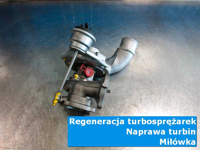 Turbosprężarka przed montażem w laboratorium z Milówki