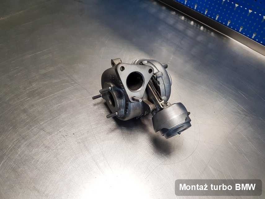 Turbosprężarka do osobówki firmy BMW naprawiona w firmie gdzie wykonuje się serwis Montaż turbo