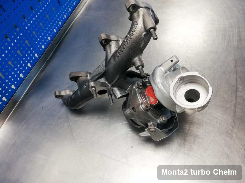 Turbosprężarka po realizacji serwisu Montaż turbo w warsztacie z Chełmu z przywróconymi osiągami przed wysyłką
