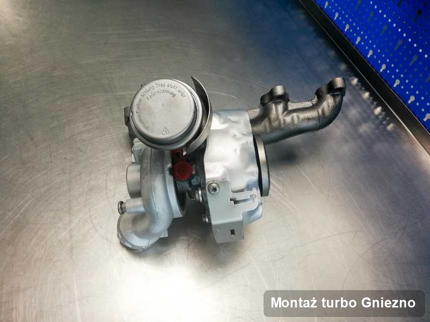 Turbosprężarka po realizacji zlecenia Montaż turbo w warsztacie z Gniezna w świetnej kondycji przed spakowaniem