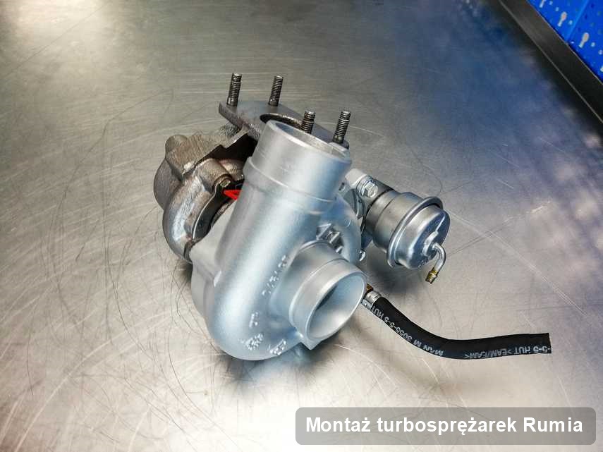 Turbosprężarka po przeprowadzeniu serwisu Montaż turbosprężarek w warsztacie w Rumi w dobrej cenie przed wysyłką