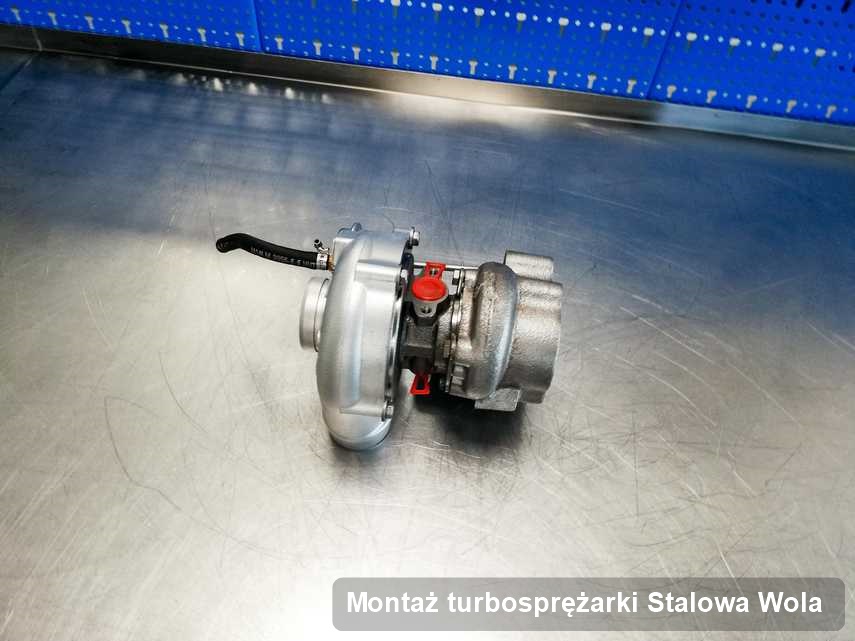 Turbosprężarka po przeprowadzeniu zlecenia Montaż turbosprężarki w przedsiębiorstwie z Stalowej Woli w doskonałej jakości przed wysyłką