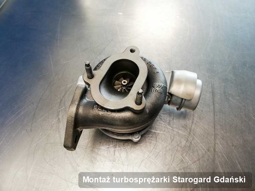 Turbosprężarka po przeprowadzeniu serwisu Montaż turbosprężarki w serwisie z Starogardu Gdańskiego w niskiej cenie przed wysyłką