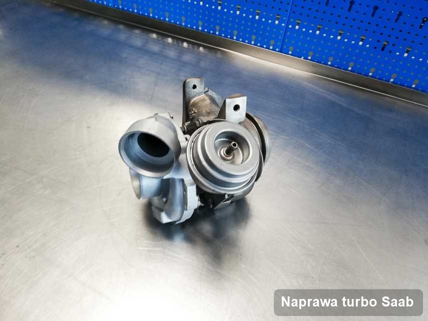 Turbina do osobówki marki Saab zregenerowana w przedsiębiorstwie gdzie realizuje się serwis Naprawa turbo