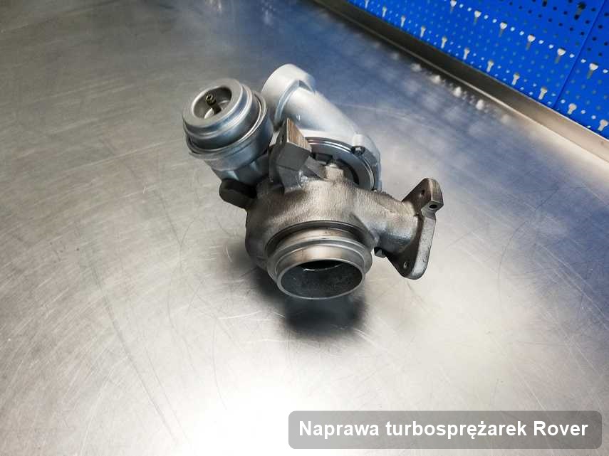 Turbosprężarka do samochodu z logo Rover wyremontowana w firmie gdzie przeprowadza się  serwis Naprawa turbosprężarek