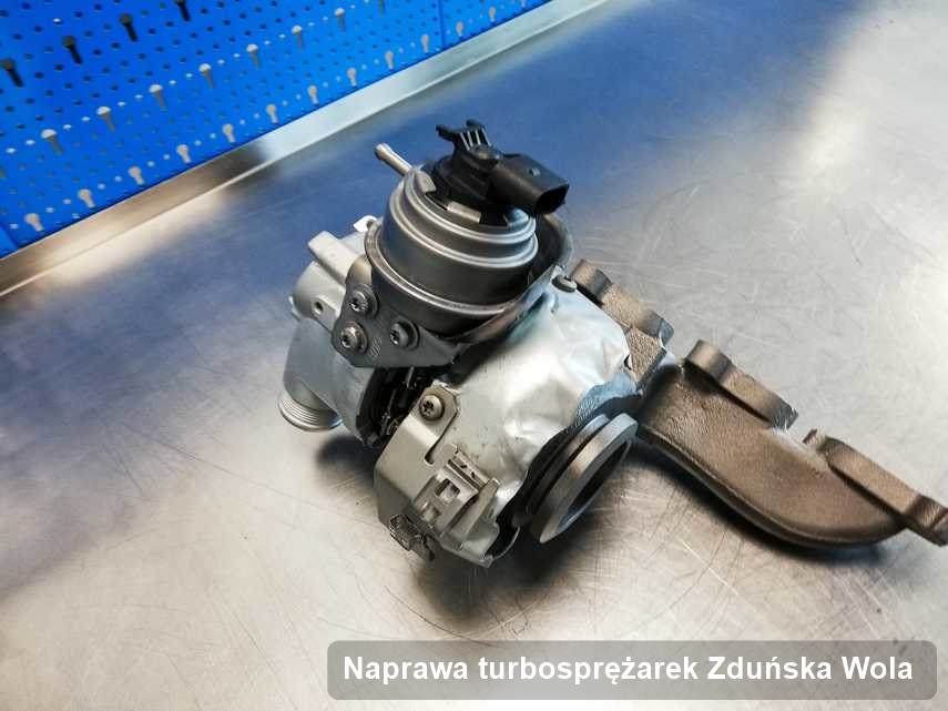 Turbosprężarka po realizacji serwisu Naprawa turbosprężarek w firmie w Zduńskiej Woli o parametrach jak nowa przed wysyłką