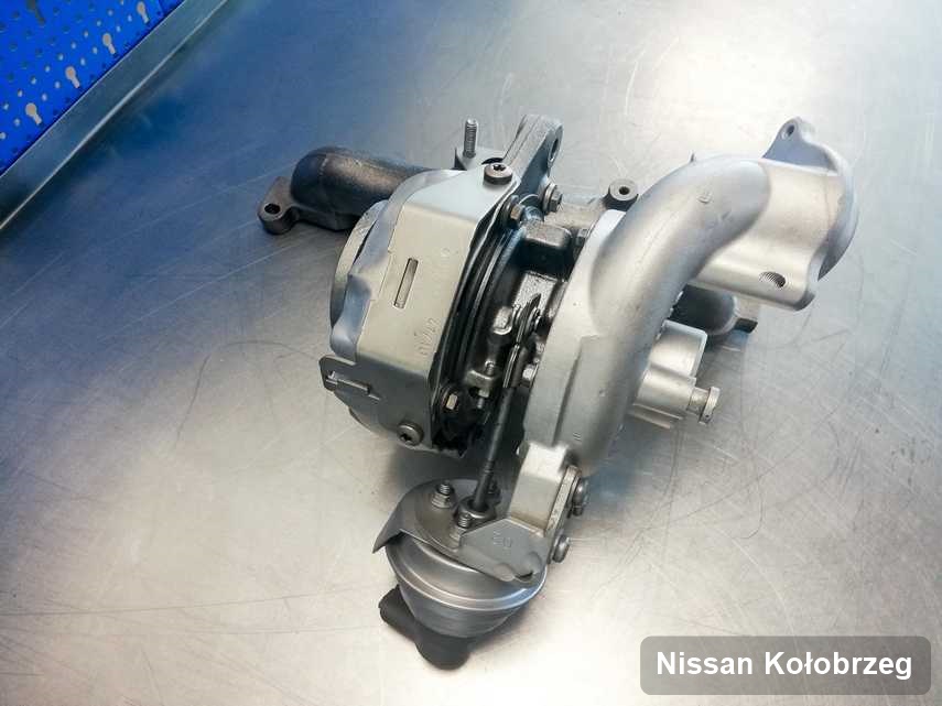 Wyremontowana w pracowni regeneracji w Kołobrzegu turbosprężarka do osobówki spod znaku Nissan przygotowana w laboratorium wyremontowana przed wysyłką