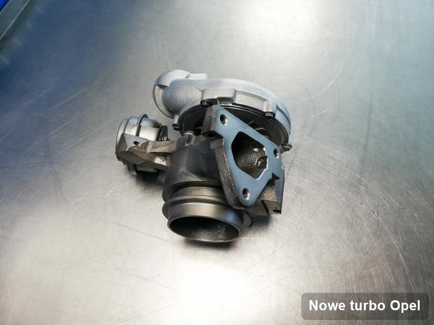 Turbosprężarka do diesla spod znaku Opel po naprawie w pracowni gdzie przeprowadza się  usługę Nowe turbo