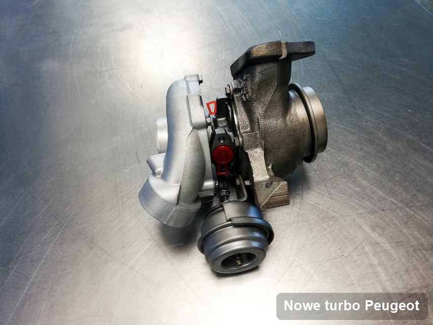 Turbosprężarka do auta marki Peugeot po naprawie w warsztacie gdzie przeprowadza się  usługę Nowe turbo