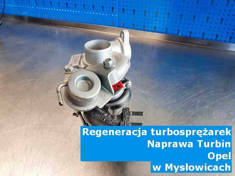 Wyczyszczona w firmie w Mysłowicach turbosprężarka do auta firmy Opel przyszykowana w laboratorium wyremontowana przed wysyłką