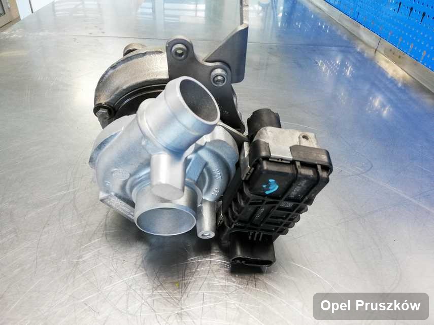 Wyremontowana w firmie w Pruszkowie turbosprężarka do pojazdu spod znaku Opel przyszykowana w warsztacie wyremontowana przed wysyłką