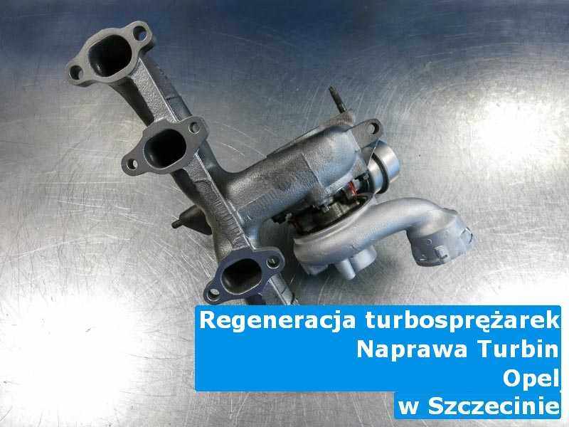 Wyremontowana w pracowni regeneracji w Szczecinie turbosprężarka do pojazdu spod znaku Opel przyszykowana w laboratorium po regeneracji przed wysyłką