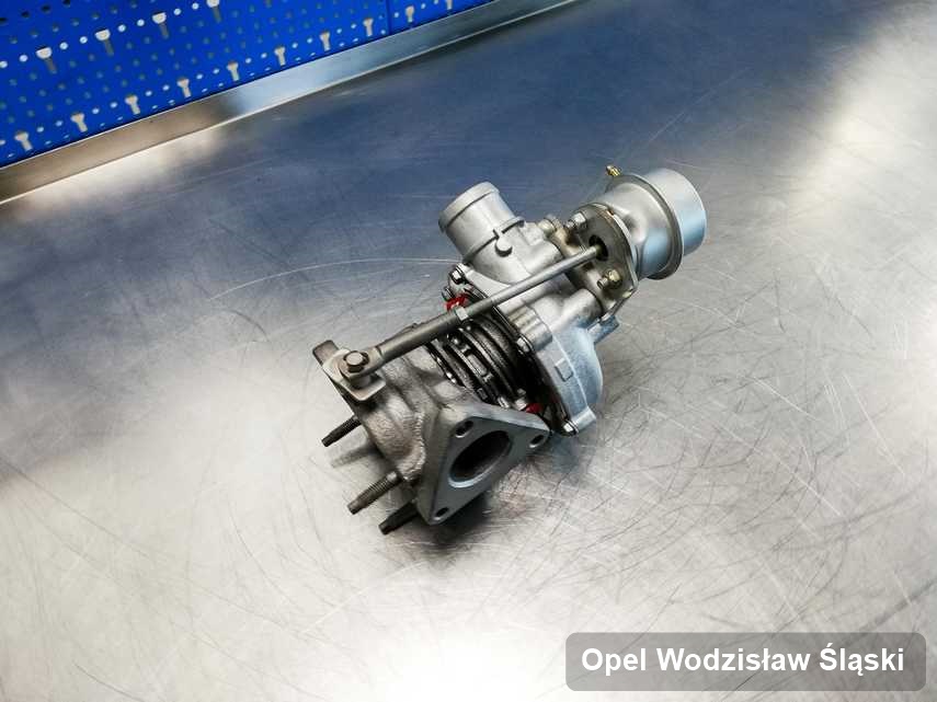Zregenerowana w firmie w Wodzisławiu Śląskim turbosprężarka do aut  producenta Opel przyszykowana w laboratorium wyremontowana przed wysyłką