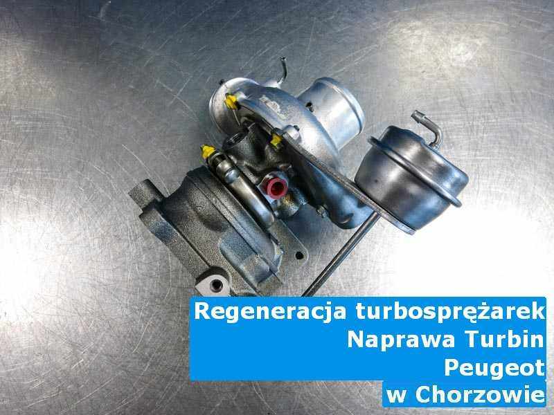 Wyremontowana w firmie w Chorzowie turbosprężarka do auta firmy Peugeot przyszykowana w pracowni wyremontowana przed nadaniem