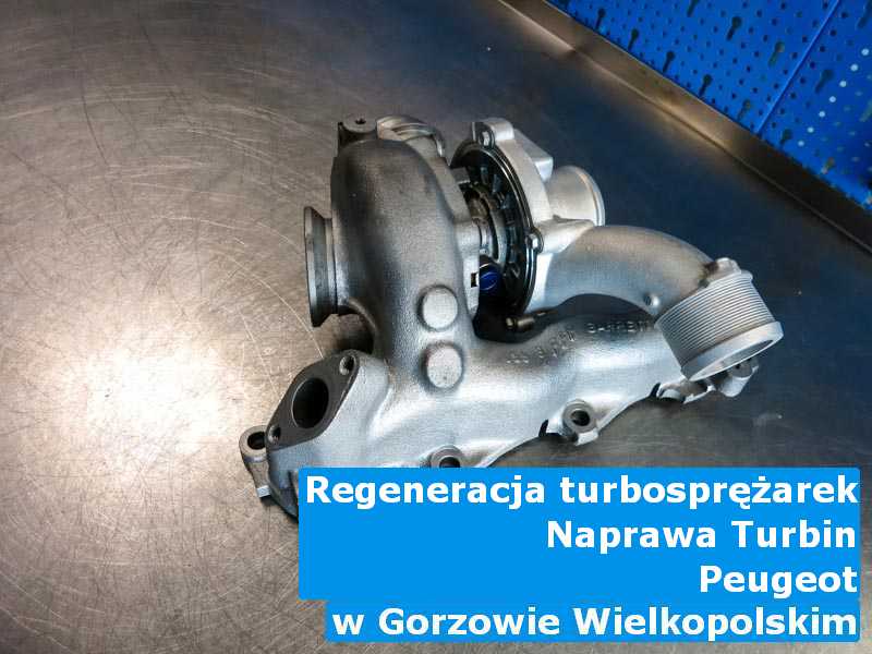 Turbosprężarka marki Peugeot po diagnostyce w Gorzowie Wielkopolskim