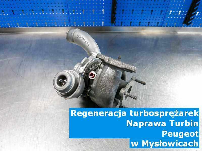 Wyremontowana w firmie w Mysłowicach turbina do aut  producenta Peugeot przyszykowana w laboratorium po regeneracji przed wysyłką