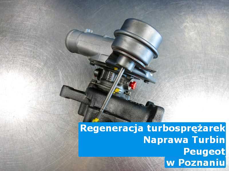 Turbosprężarka z auta Peugeot po procesie regeneracji z Poznania