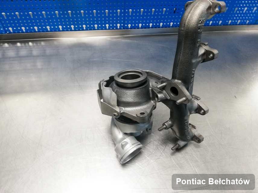 Naprawiona w firmie zajmującej się regeneracją w Bełchatowie turbosprężarka do auta producenta Pontiac przyszykowana w warsztacie naprawiona przed wysyłką