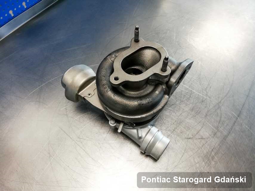 Wyremontowana w pracowni regeneracji w Starogardzie Gdańskim turbosprężarka do samochodu producenta Pontiac przygotowana w pracowni naprawiona przed spakowaniem