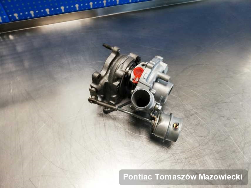 Naprawiona w firmie zajmującej się regeneracją w Tomaszowie Mazowieckim turbosprężarka do osobówki firmy Pontiac przyszykowana w laboratorium po remoncie przed spakowaniem