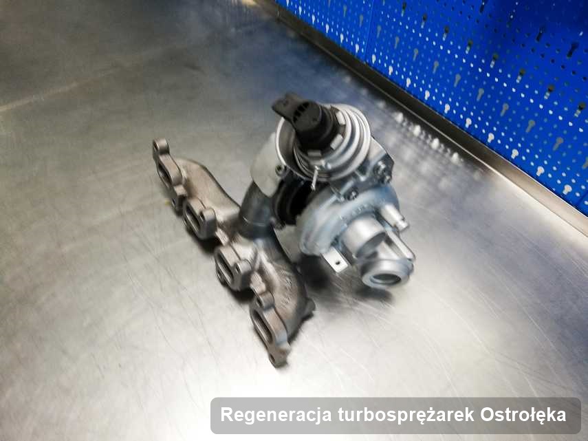 Turbosprężarka po wykonaniu usługi Regeneracja turbosprężarek w serwisie w Ostrołęce w doskonałej jakości przed wysyłką
