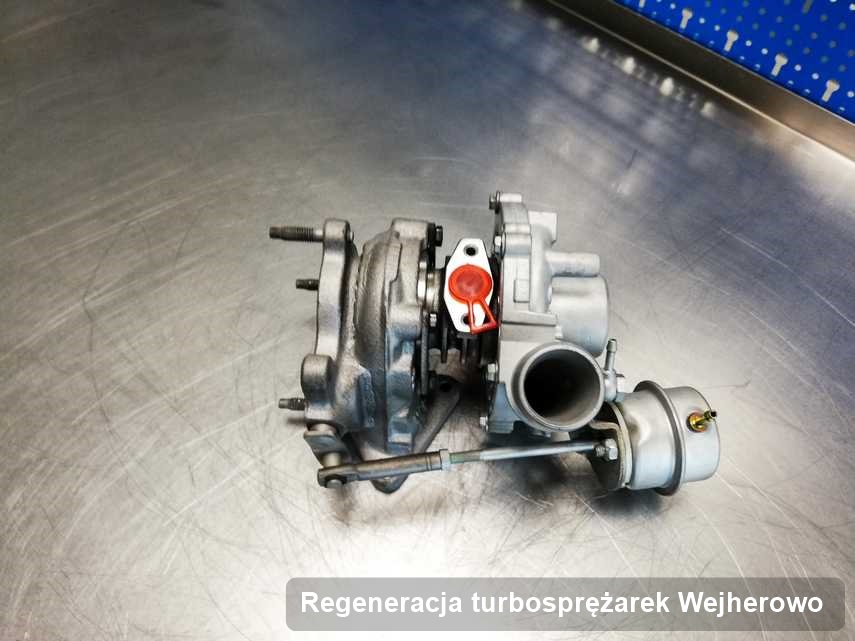 Turbosprężarka po realizacji serwisu Regeneracja turbosprężarek w pracowni regeneracji z Wejherowa w świetnej kondycji przed spakowaniem