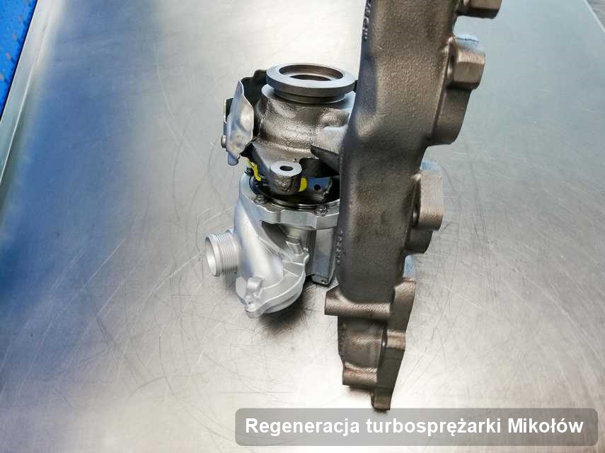 Turbosprężarka po zrealizowaniu usługi Regeneracja turbosprężarki w pracowni regeneracji w Mikołowie w dobrej cenie przed wysyłką
