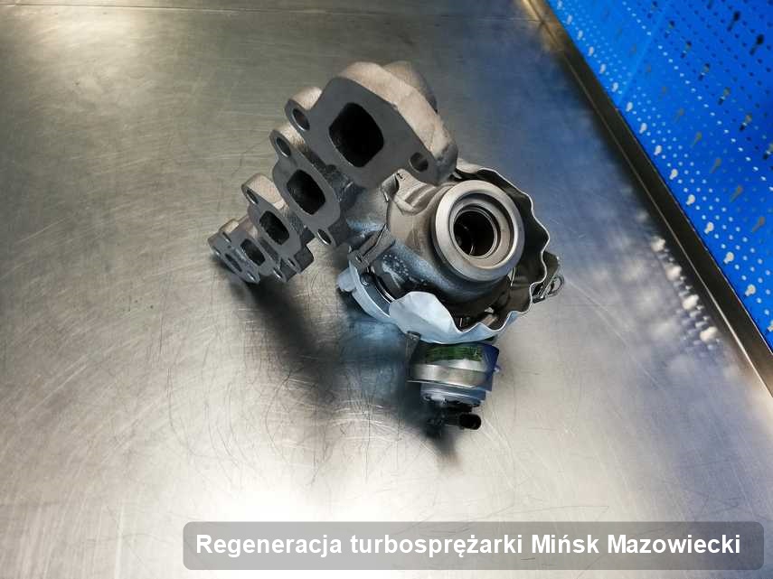 Turbosprężarka po realizacji usługi Regeneracja turbosprężarki w przedsiębiorstwie z Mińska Mazowieckiego w doskonałej jakości przed wysyłką