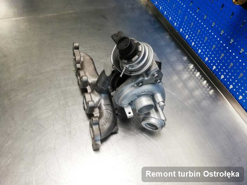 Turbosprężarka po zrealizowaniu serwisu Remont turbin w przedsiębiorstwie z Ostrołęki w niskiej cenie przed spakowaniem