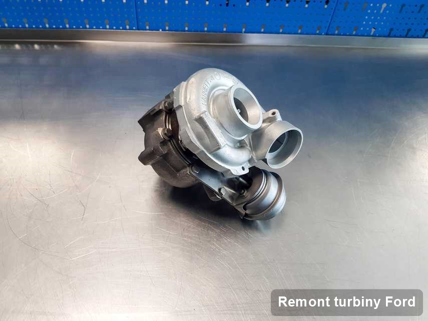 Turbosprężarka do samochodu osobowego marki Ford zregenerowana w przedsiębiorstwie gdzie realizuje się usługę Remont turbiny