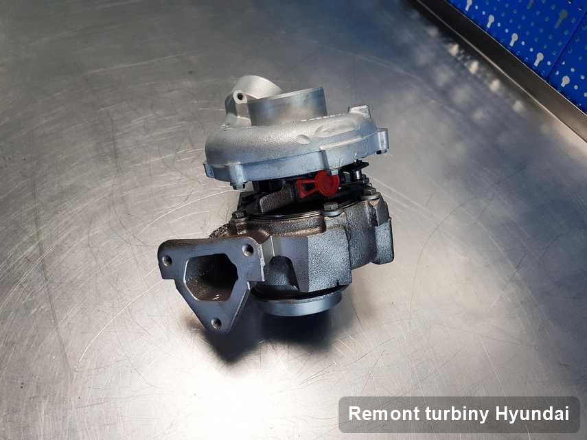 Turbosprężarka do auta spod znaku Hyundai naprawiona w warsztacie gdzie zleca się serwis Remont turbiny