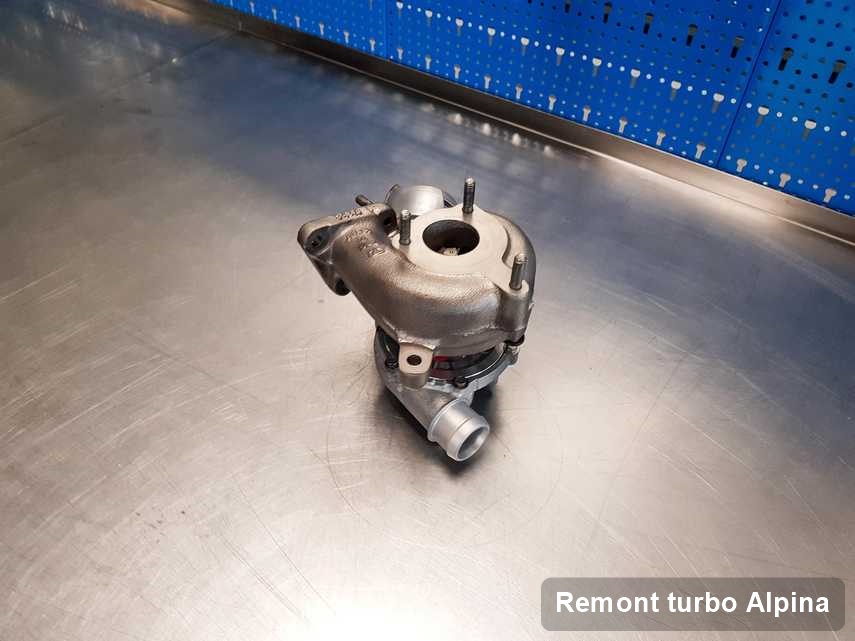 Turbina do pojazdu marki Alpina wyczyszczona w firmie gdzie przeprowadza się  usługę Remont turbo