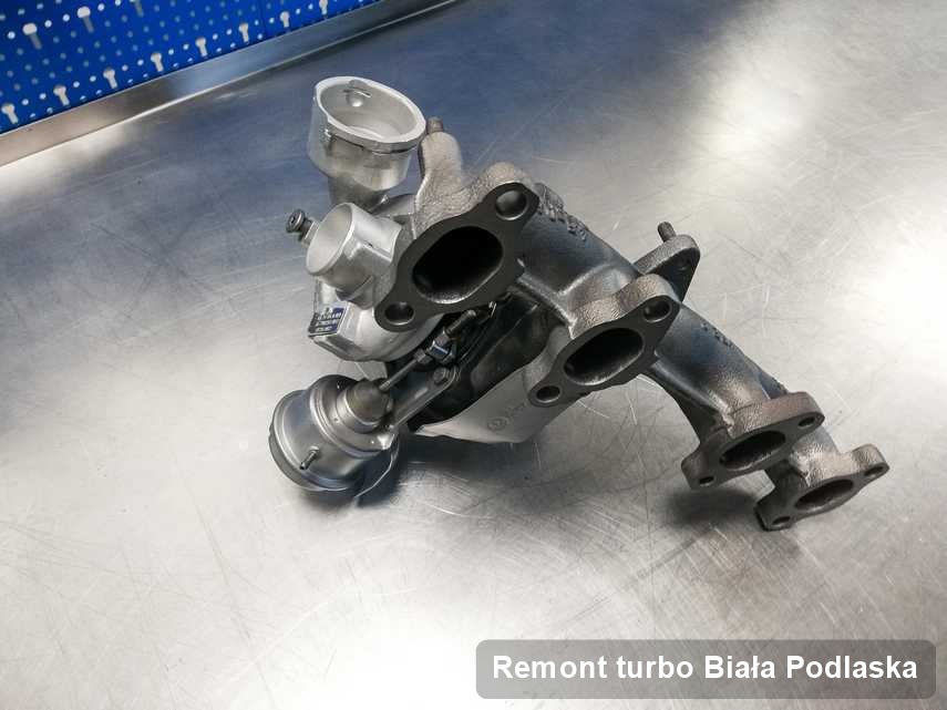 Turbo po wykonaniu serwisu Remont turbo w pracowni regeneracji z Białej Podlaski działa jak nowa przed wysyłką