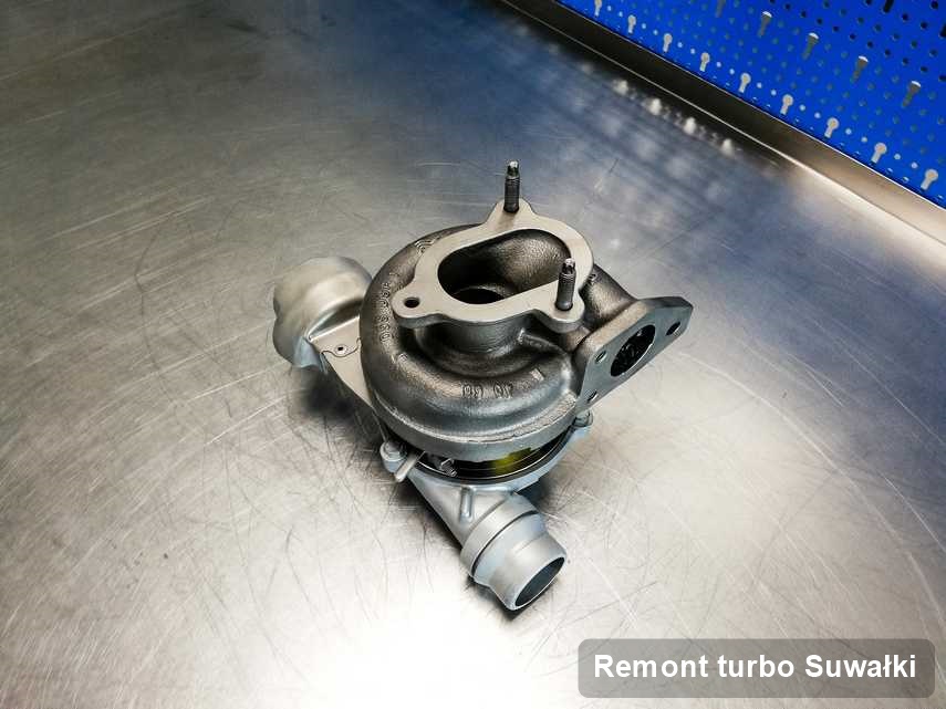 Turbosprężarka po wykonaniu serwisu Remont turbo w firmie w Suwałkach w doskonałym stanie przed wysyłką