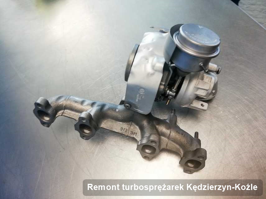 Turbosprężarka po przeprowadzeniu serwisu Remont turbosprężarek w pracowni regeneracji z Kędzierzyna-Koźla w doskonałej jakości przed wysyłką