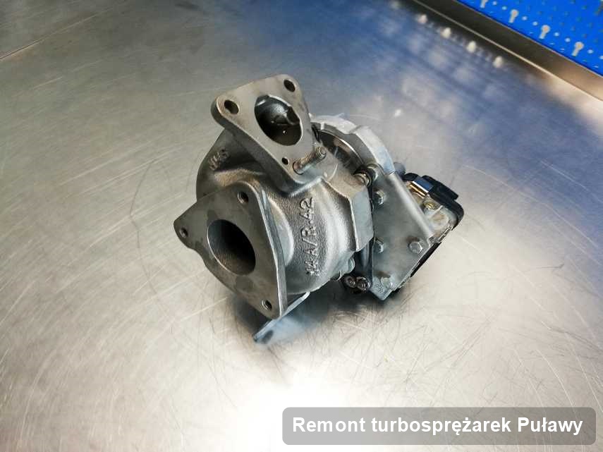 Turbosprężarka po przeprowadzeniu usługi Remont turbosprężarek w serwisie w Puławach w doskonałym stanie przed spakowaniem