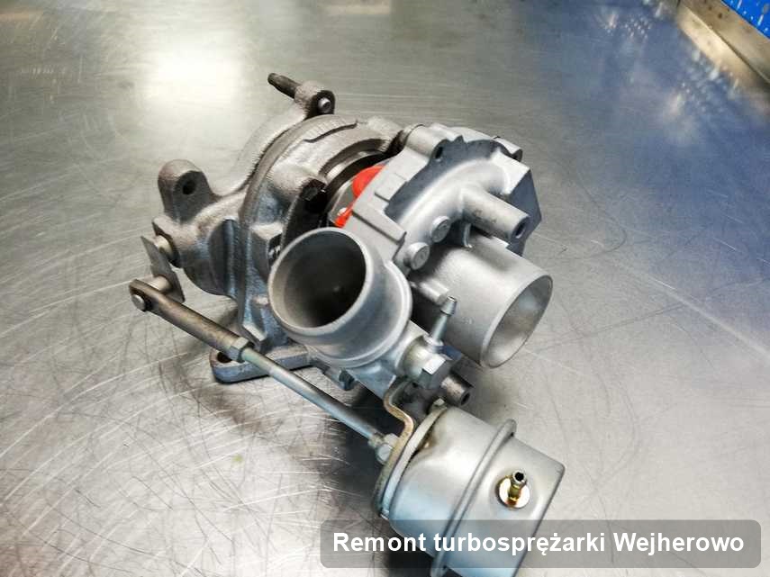 Turbo po zrealizowaniu serwisu Remont turbosprężarki w pracowni z Wejherowa w doskonałej jakości przed spakowaniem