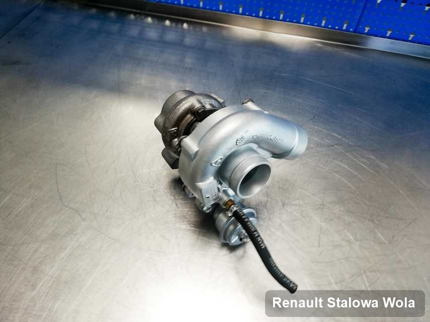 Wyczyszczona w przedsiębiorstwie w Stalowej Woli turbosprężarka do pojazdu producenta Renault przyszykowana w pracowni po remoncie przed spakowaniem