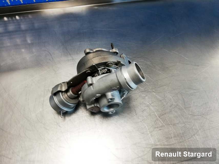 Naprawiona w firmie w Stargardzie turbina do osobówki producenta Renault przyszykowana w pracowni po remoncie przed spakowaniem