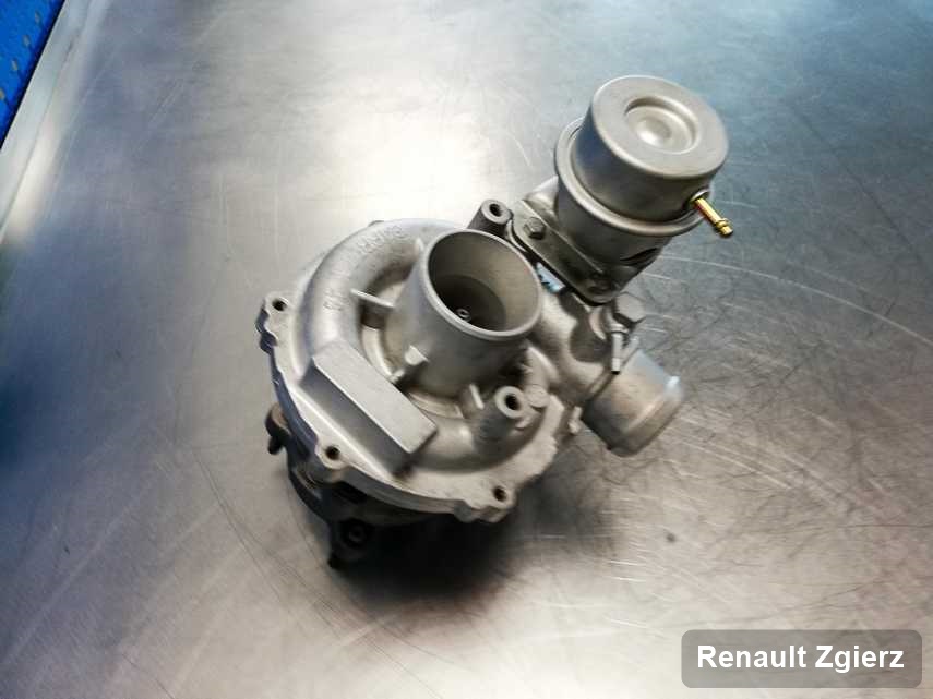 Wyczyszczona w firmie w Zgierzu turbosprężarka do pojazdu z logo Renault przygotowana w pracowni po remoncie przed spakowaniem