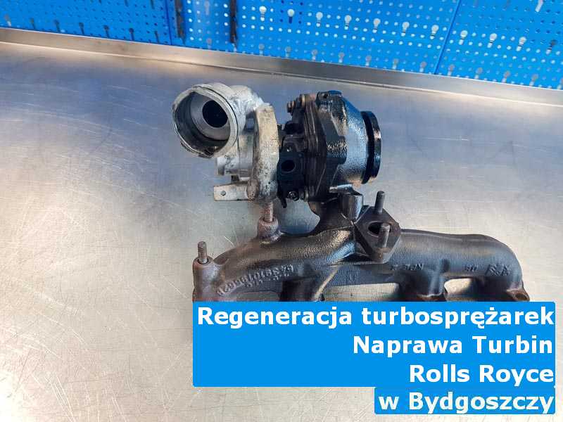 Turbosprężarki z pojazdu marki Rolls Royce w pracowni regeneracji pod Bydgoszczą