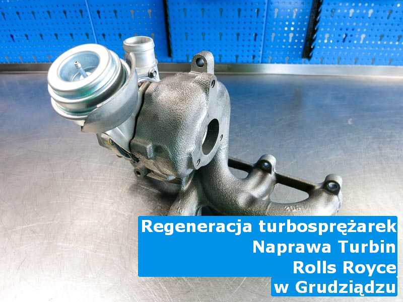 Turbosprężarki z pojazdu marki Rolls Royce z fabrycznymi osiągami z Grudziądza